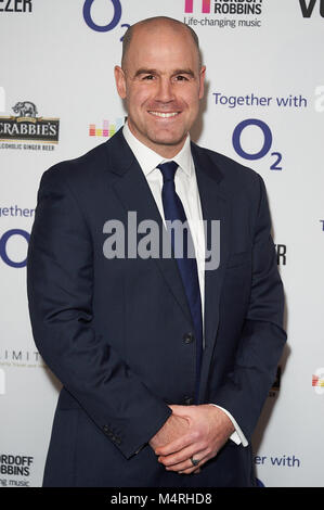 Des stars et les sportifs arrivent sur le tapis rouge pour le 2018 Nordoff Robbins Six Nations Championship Rugby diner. Avec : Charlie Hodgson Où : London, Royaume-Uni Quand : 17 Jan 2018 Credit : WENN Banque D'Images