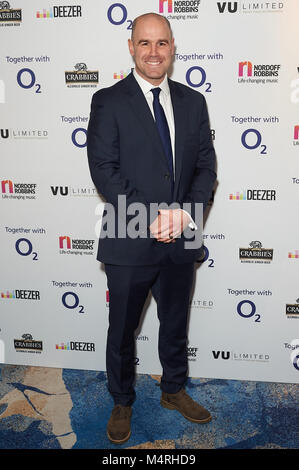 Des stars et les sportifs arrivent sur le tapis rouge pour le 2018 Nordoff Robbins Six Nations Championship Rugby diner. Avec : Charlie Hodgson Où : London, Royaume-Uni Quand : 17 Jan 2018 Credit : WENN Banque D'Images