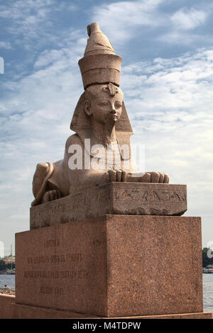 Sphinx dans ST. PETERSBURG. La Russie Banque D'Images