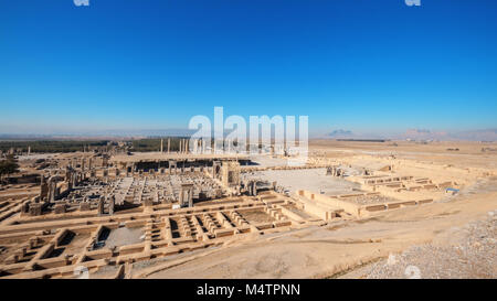 Persepolis, "ville des Perses", construit par Xerxès, capitale de l'Empire achéménide de cérémonie. Persepolis est situé à 70 km au nord-est de la ville de Chiraz. Banque D'Images