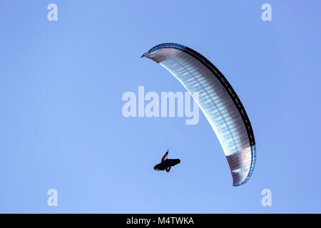 Sky Diver flottant dans l'air Banque D'Images