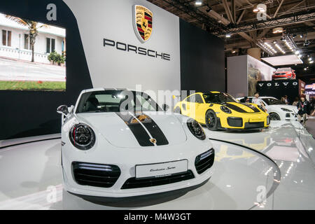 Porsche canadien du stand car show 2018 Banque D'Images