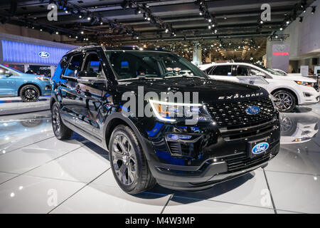 Suv ford explorer noir Banque D'Images