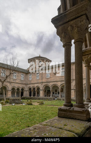 Cloître du Musée Provincial de la ville de Lugo, province de Galice, Espagne Banque D'Images