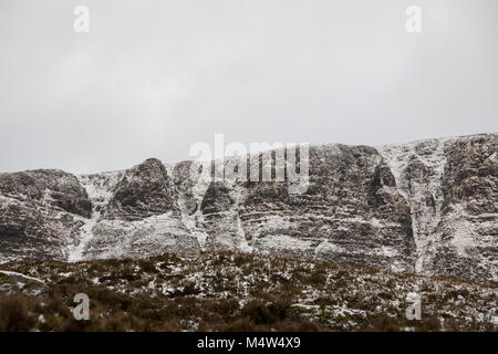 En Irlande, la neige montagnes Comeragh, comté de Waterford Février 2018 Banque D'Images