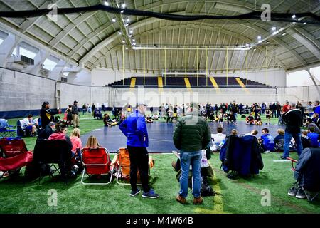 Halsey Field House à l'United States Naval Academy, Annapolis, MD, USA Banque D'Images