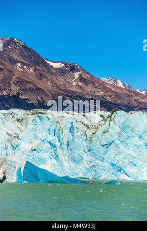 Les floes de glace brisée, d'un glacier Banque D'Images