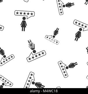 Les commentaires, notation, commentaires de l'utilisateur une impression de fond transparent. Business flat vector illustration. Symbole Reviews s modèle. Illustration de Vecteur