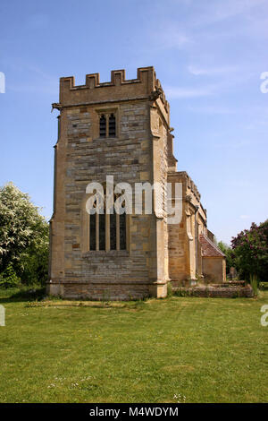 All Saints Church, Weston sur Avon, un 15e siècle principalement 1 e année énumérés C de e église près de Stratford Upon Avon. Banque D'Images