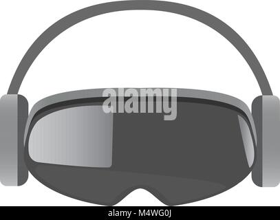 Casque virtuel vector Illustration de Vecteur