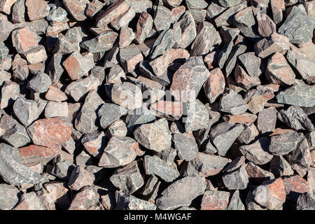 Pierre concassée, les mines à ciel ouvert Banque D'Images