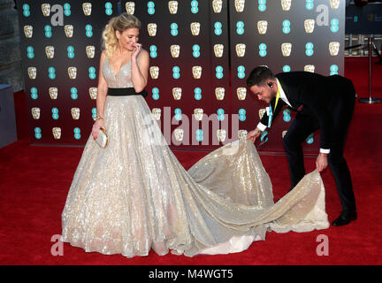 Hofit Golan, participation à l'EE British Academy Film Awards s'est tenue au Royal Albert Hall, Kensington Gore, Kensington, Londres. ASSOCIATION DE PRESSE Photo. Photo date : dimanche 18 février, 2018. Voir PA Story SHOWBIZ BAFTA. Crédit photo doit se lire : Yui Mok/PA Wire. Banque D'Images