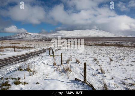 En hiver l'Irlande montagnes Comeragh, neige dans le comté de Waterford Banque D'Images