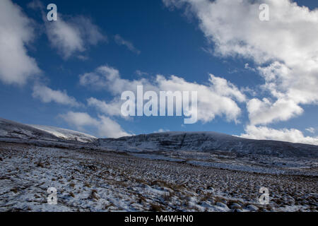 En hiver l'Irlande montagnes Comeragh, neige dans le comté de Waterford Banque D'Images