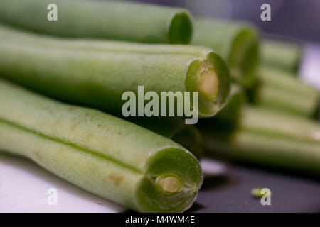 haricots verts Banque D'Images