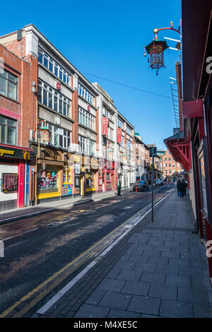 Chinatown, Newcastle upon Tyne, Royaume-Uni Banque D'Images