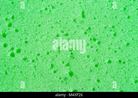D'une éponge pour laver la vaisselle, close-up texture Banque D'Images