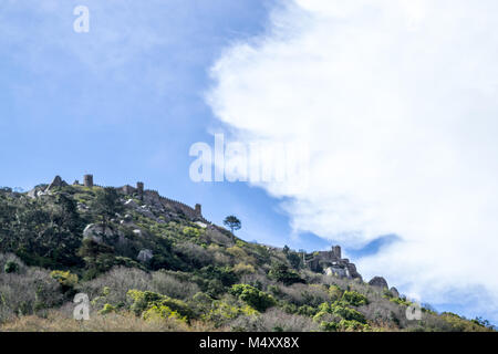 Castelo dos Mouros à Sintra (Portugal) Banque D'Images