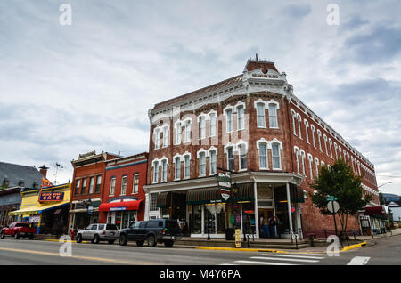 Le California Hotel, connu comme le 'joyau' de Leadville, est resté une part active dans l'histoire de l'un des plus connu des villes minières. Banque D'Images