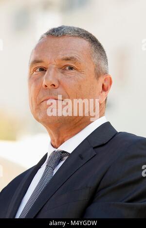 Jean Christophe Babin, président-directeur général de Bulgari, Rome, Italie, Sep, 22, 2016 © Crédit Remo Sintesi/Denis Zammit Banque D'Images