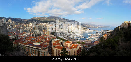 Monaco port Hercule Banque D'Images