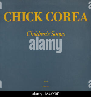 Chick Corea - pochette originale de l'album en vinyle - chanson pour enfants - 1984 Banque D'Images