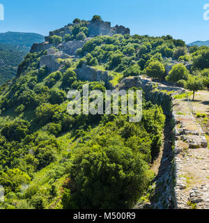 La forteresse de Nimrod en Israël Banque D'Images