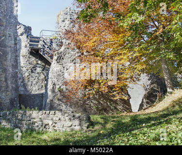 Les ruines du château de Homburg Radolfzell Stahringen-, Bade-Wurtemberg Banque D'Images