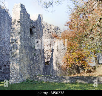 Les ruines du château de Homburg Radolfzell Stahringen-, Bade-Wurtemberg Banque D'Images