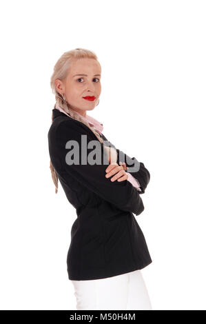 Portrait de belle jeune femme d'affaires Banque D'Images