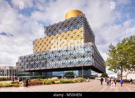 Bibliothèque publique de Birmingham, par Mecanoo, Birmingham, West Midlands, England Banque D'Images