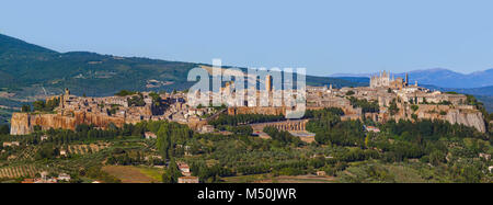 Ville médiévale d'Orvieto en Italie Banque D'Images