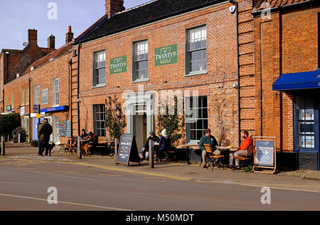 N° 20 9, bar et restaurant, burnham market, North Norfolk, Angleterre Banque D'Images