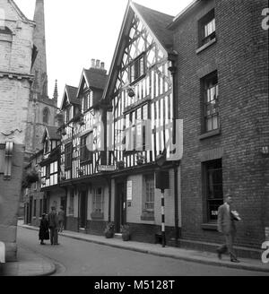 L'hôtel Prince Rupert à Shrewsbury UK 1950 Banque D'Images