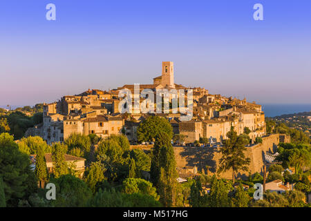 Ville de Saint Paul de Vence en Provence France Banque D'Images