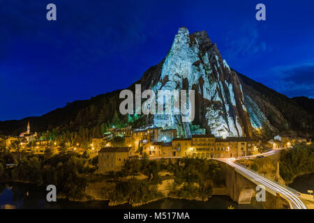 Ville Sisteron en Provence France Banque D'Images