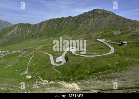 La Haute Route alpine du Grossglockner ; alpes ; Autriche ; Europe ; Banque D'Images