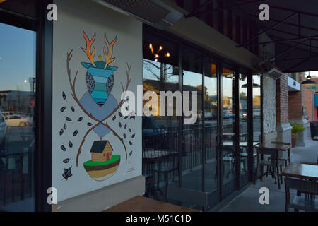 Restaurant Artisan Paso Robles, CA Banque D'Images