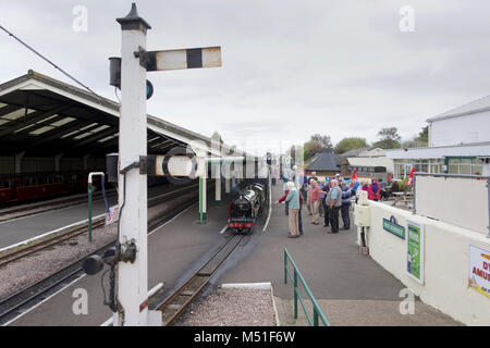 New Romney station sur l'Romney, Hythe et Dymchurch Railway, Kent UK Banque D'Images