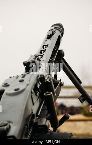 Le canon de la mitrailleuse MG42 est close-up Banque D'Images