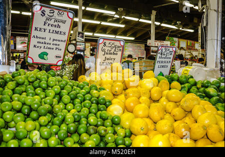 Key Lime affichage à Robert est ici, populaire South Dade ferme stand c'est parties égales attraction touristique et la passerelle à Miami-Dade agricole. Banque D'Images