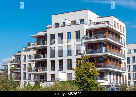 Appartement neuf maisons vu à Berlin, Allemagne Banque D'Images