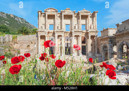 Bibliothèque de Celsus, Éphèse, Turquie Banque D'Images