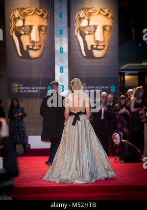 Hofit Golan, assiste à l'EE British Academy Film Awards (BAFTA) tenue au Royal Albert Hall le 18 février 2018 à Londres, en Angleterre. Banque D'Images