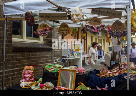 Masques pour la vente sur street stall Banque D'Images