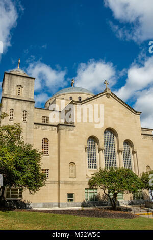 La Cathédrale Sainte-Sophie, Orthoodox grec 3601 Massachusetts Avenue NW, Washington DC Banque D'Images