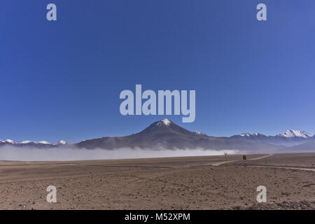 Les lacs de l'Altiplano, Lac Blanc, la Bolivie, l'Amérique du Sud Banque D'Images