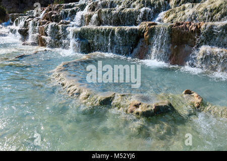 Natural spa thermes de Saturnia, Italie Banque D'Images