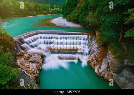 Lech Falls à Fussen Banque D'Images