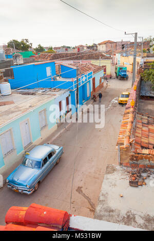 Cuba Trinidad vue aérienne Banque D'Images